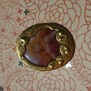 Disney Princess Gold Frame Aurora Trading Pin